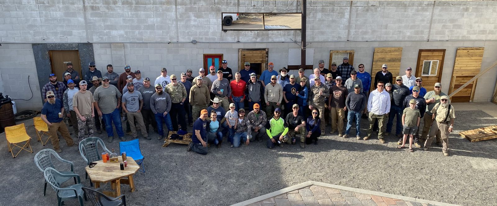 Group photo at The Cockhouse Lodge